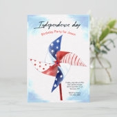 インデペンデンスデイピンホイール招待状 招待状 (スタンド正面)