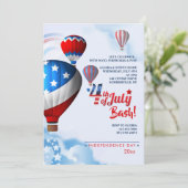 インデペンデンスデイホットエアバルーン招待状 招待状 (スタンド正面)