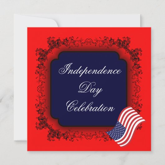 インデペンデンス·デイ·パーティの招待状 招待状 (正面)