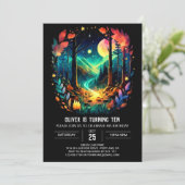 イントゥザウッズアドベンチャーアワイエレガントツ誕生日 招待状 (スタンド正面)