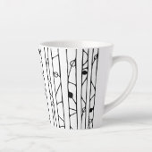 イントゥザウッズ黒いラテマグ カフェラテマグ (右)