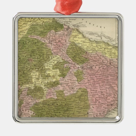 インドおよびスリランカ メタルオーナメント (正面)