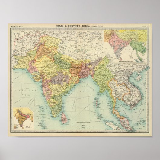 インドとインドの政治情勢の拡大 ポスター (正面)