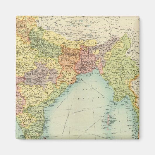 インドとインドの政治情勢の拡大 マグネット (正面)