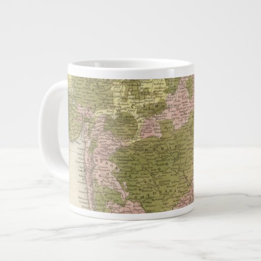 インドとスリランカ ジャンボコーヒーマグカップ (正面左)