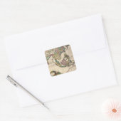 インドとセイロンからオーストラリア スクエアシール (封筒)