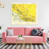 インドとパキスタン キャンバスプリント (インサイチュ (リビング))