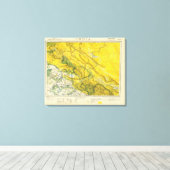 インドとパキスタン キャンバスプリント (インサイチュ (ウッドフロア))