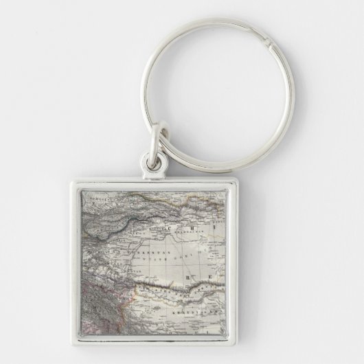 インドと中国 キーホルダー (正面)