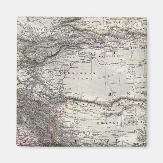 インドと中国 マグネット (正面)