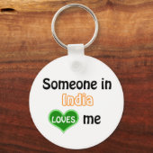 インドにいる人が私を愛している キーホルダー (正面)