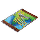 インドに飛ぶ ノートブック (左側)