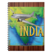 インドに飛ぶ ノートブック (正面)