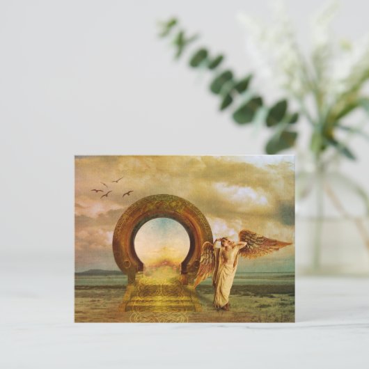 インドのはがきに移動 ポストカード (スタンド正面)