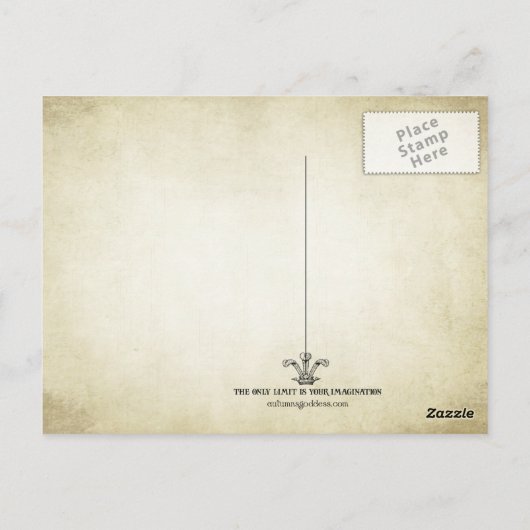 インドのはがきに移動 ポストカード (裏面)