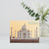 インドのアグラでTaj Mahal ポストカード (スタンド正面)