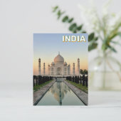 インドのアグラでTaj Mahal ポストカード (スタンド正面)