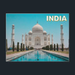 インドのアグラでTaj Mahal ポストカード<br><div class="desc">インドのアグラにあるタージマハルのはがき。</div>
