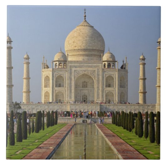 インドのアーグラにあるタージ・マハル タイル (正面)