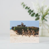 インドのインディア・カンパニー所属の海兵隊員 ブライトスター2009 ポストカード (スタンド正面)