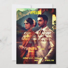 インドのウェディングカード 招待状