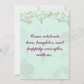 インドのウェディング招待状 招待状 (裏面)