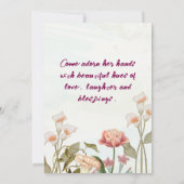 インドのウェディング　ヘナ式の儀式　招待状 招待状 (裏面)