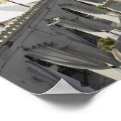 インドのウダイプールにあるJag Mindar Palace, Lake Pichola。 ポスター (角)