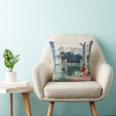 インドのウダイプール城、吉田博 クッション (椅子)