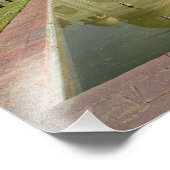 インドのウッタル・プラデシュ州、アグラ州、タージ・マハル フォトプリント (角)