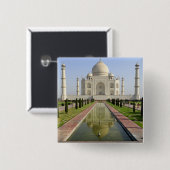 インドのウッタル・プラデシュ州、アグラ州、タージ・マハル 缶バッジ (正面&裏面)