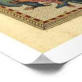 インドのオルテリアスによる地図1570 ポスター (角)