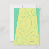 インドのカップル・セーブ・ザ・デートのお知らせ 招待状 (裏面)