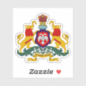 インドのカルナタカ州の封印 シール (シート)