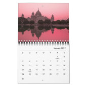 インドのカレンダーの2019色そして建築 カレンダー (1月 2027)