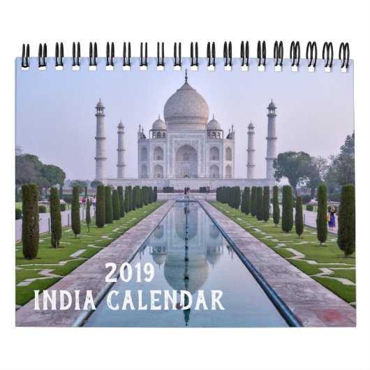 インドのカレンダーの2019色そして建築 カレンダー (カバー)
