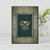 インドのガネーシャ伝統的な結婚式の招待状カード 招待状 (スタンド正面)