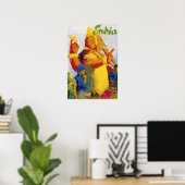 インドのガネーシュの絵画プリント ヒンディーアート ポスター (ホームオフィス)