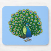 インドのクジャク マウスパッド (正面)