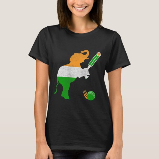 インドのクリケット 1 Tシャツ (正面)