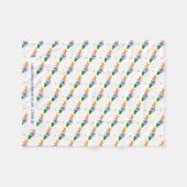 インドのクリスチャン聖なる書物、 経典愛が白をカバー フリースブランケット (正面(横))