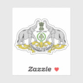 インドのケララ州の封印 シール (シート)