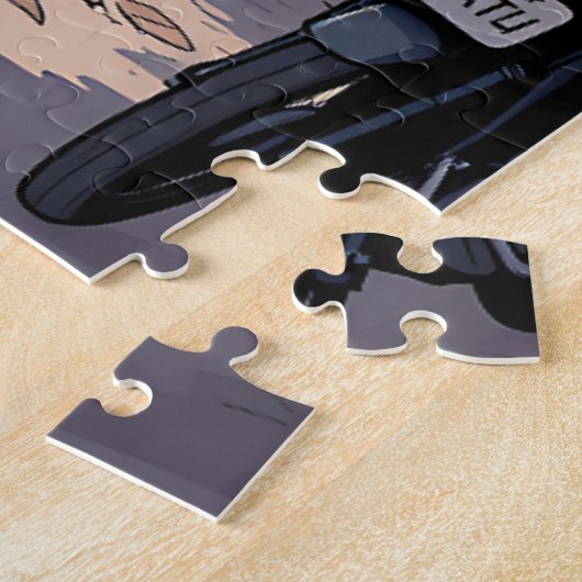 インドのコルカタにあるダウンタウンモーターバイク ジグソーパズル (側面)