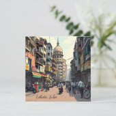 インドのコルカタのダウンタウンのお土産 (スタンド正面)