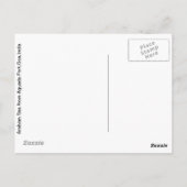 インドのゴアからの青い海 ポストカード (裏面)