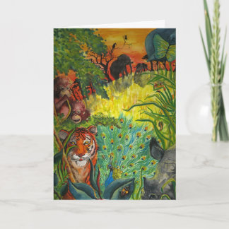 インドのジャングル カード