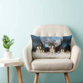 インドのスタイルのオオカミの枕 ランバークッション (椅子)