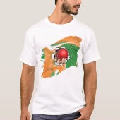 インドのスポーツ好き Tシャツ (正面)