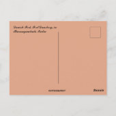 インドのタランガンバディにあるデンマークの砦 ポストカード (裏面)