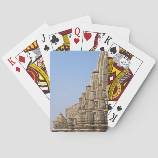 インドのチットールガル城塞にあるジャイナ寺院 トランプ (裏面)